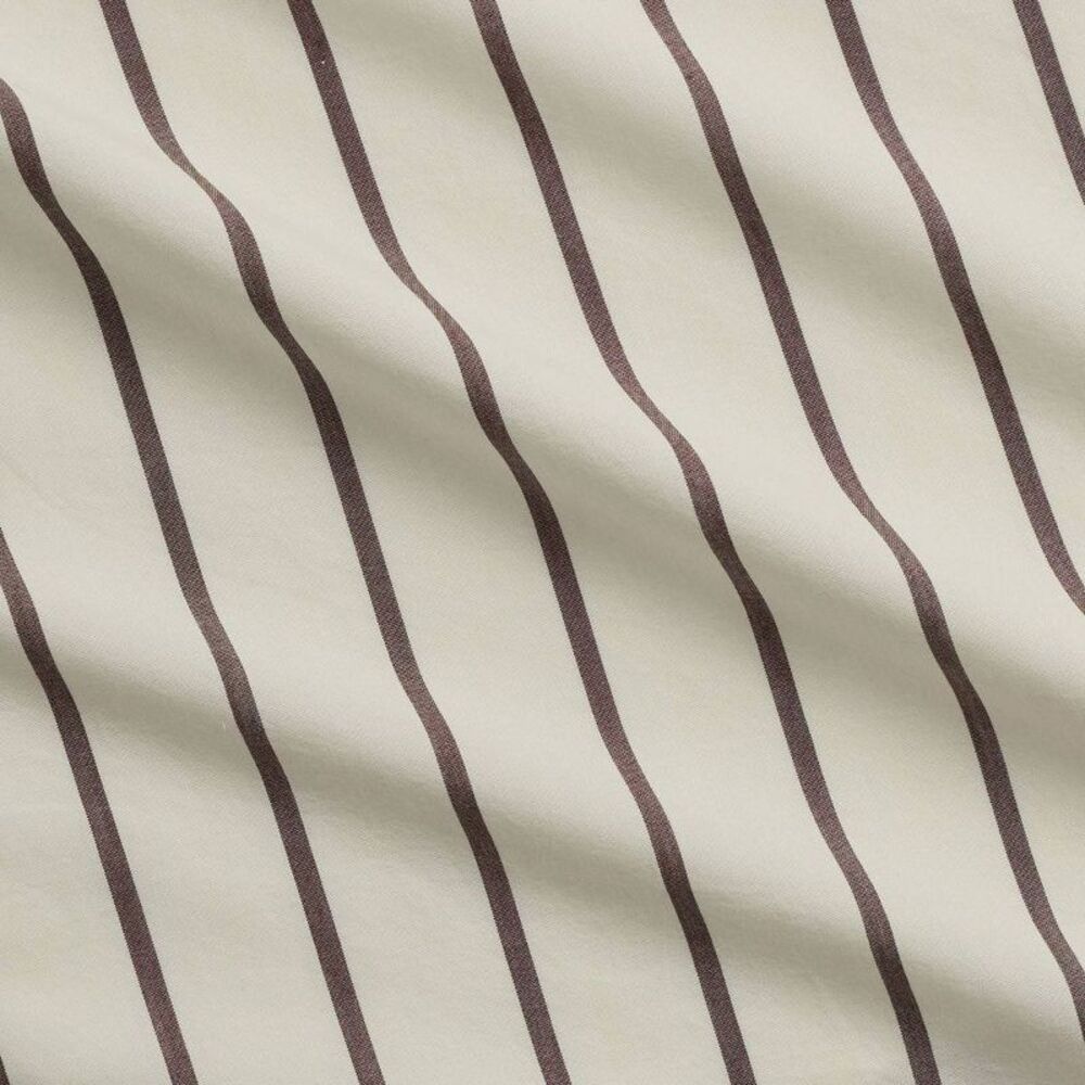 Full/Queen Casual Organic Cotton Wide Stripe Duvet Cover Set French Press Stripe - Picture 3 of 4